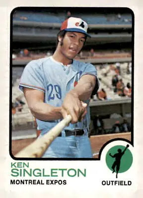 1973 Topps #232 Ken Singleton EX-MT baseball trading card featuring the MLB star