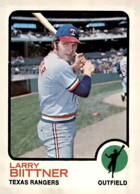 1973 Topps Larry Biittner baseball card showcasing Larry Biittner baseball memorabilia