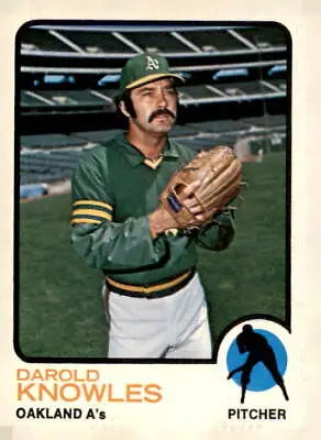 Darold Knowles 1973 Topps #274 trading card features an EX-MT condition design