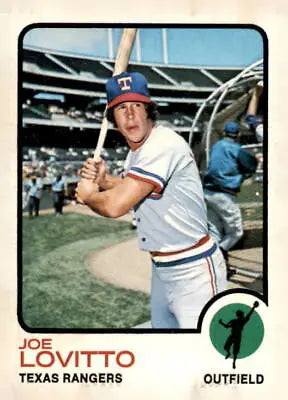 1973 Topps #276 Joe Lovitto trading card showcasing his rookie card debut in EX-MT condition