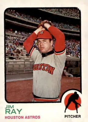 1973 Topps #313 Jim Ray EX-MT trading card of Houston Astros player Jim Ray
