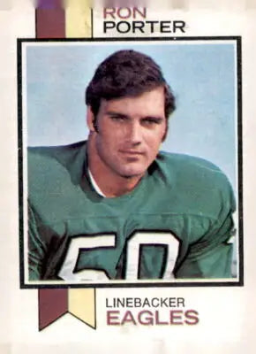 1973 Topps Ron Porter football card from the sports trading card collection