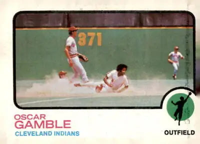 Vintage 1973 Topps #372 Oscar Gamble EX-MT sports trading card for collectors