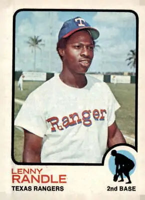 Lenny Randle baseball card from 1973 Topps #378, a sought-after sports trading card