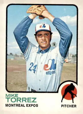 Vintage 1973 Topps Mike Torrez baseball card featuring Mike Torrez and Torrez baseball card collectors