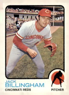Jack Billingham 1973 Topps #89 EX-MT sports trading card for collectors