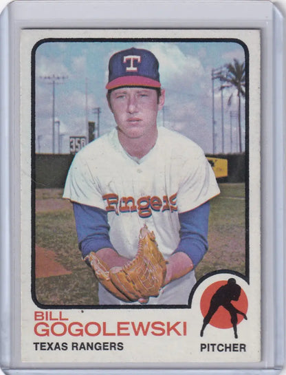 1973 Topps Baseball #27 Bill Gogolewski Texas Rangers trading card collectible