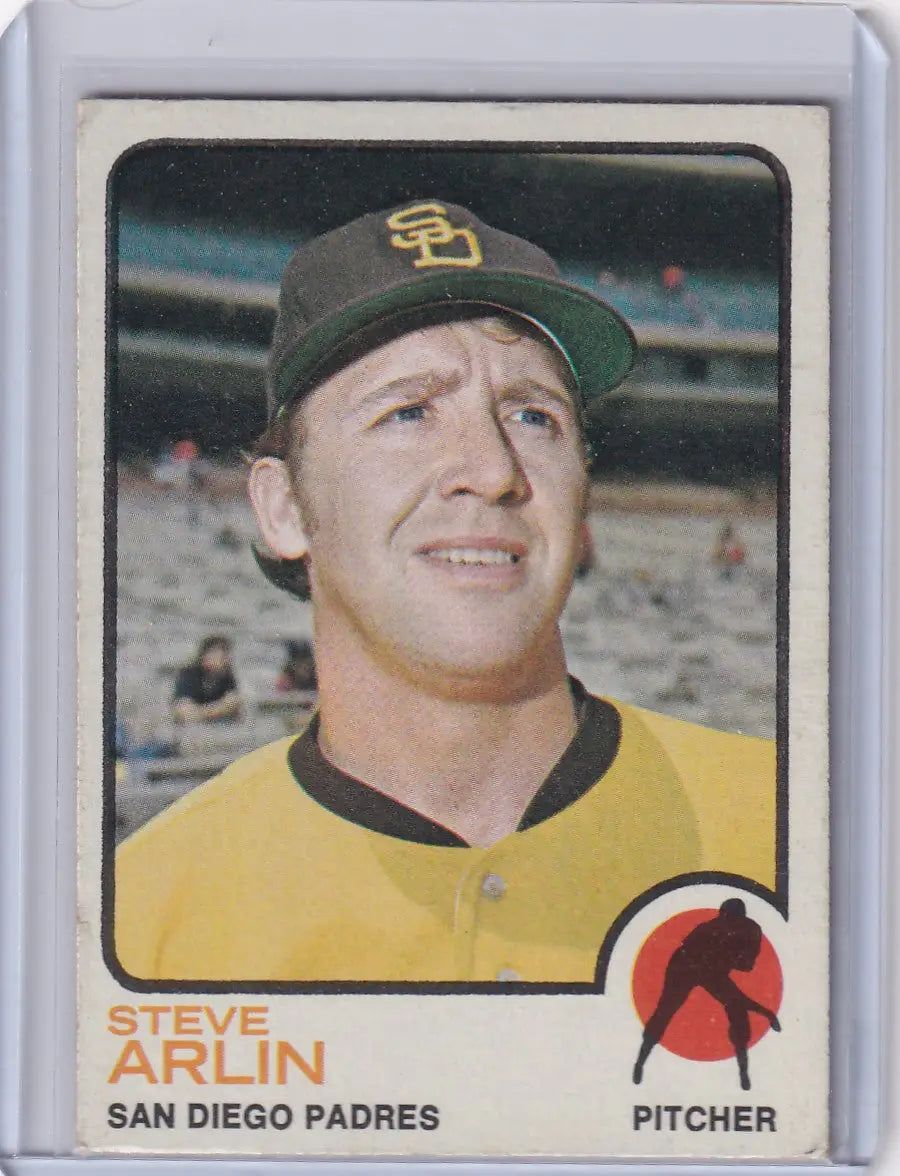 1973 Topps Baseball #294 Steve Arlin card for San Diego Padres collectors