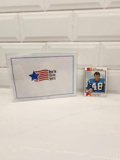 1973 Topps Football #454 Don Nottingham EX