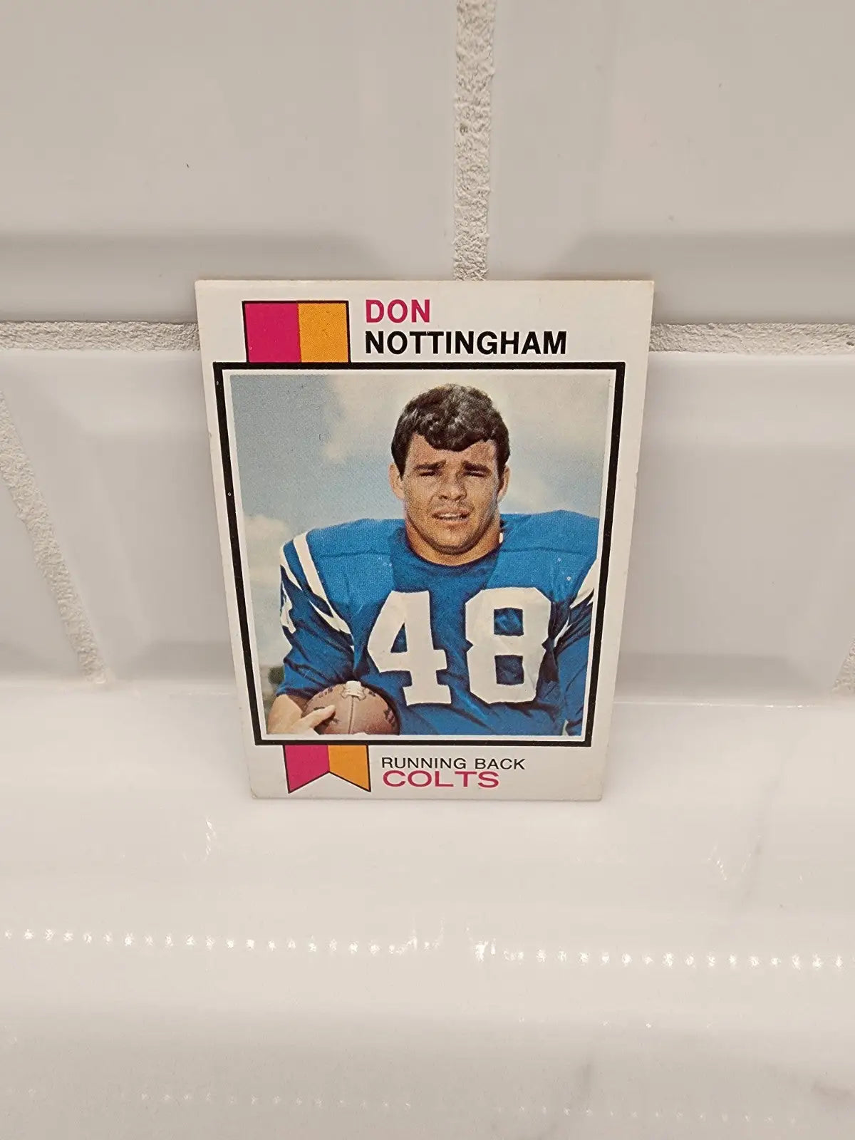 1973 Topps Football #454 Don Nottingham EX