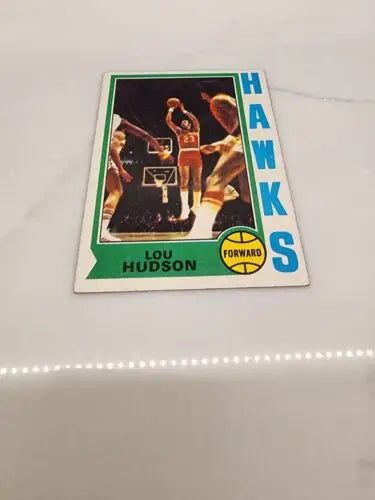 Lou Hudson 1974-75 Topps trading card #130 in excellent condition for collectors