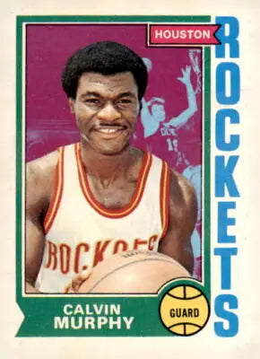 Calvin Murphy basketball sports trading card from 1974-75 Topps series