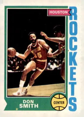 Don Smith basketball card from 1974-75 Topps Don Smith series featuring collectible NBA trading card