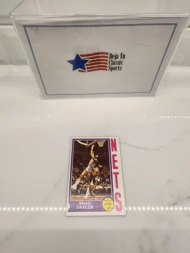 Brian Taylor trading card from 1974-75 Topps basketball sports trading card collection