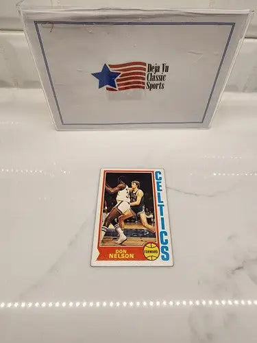 1974-75 Topps Don Nelson trading card featuring Don Nelson from the Topps trading card series