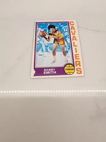 1974-75 Topps Bobby Smith trading card showcasing a sports trading card of Bobby Smith