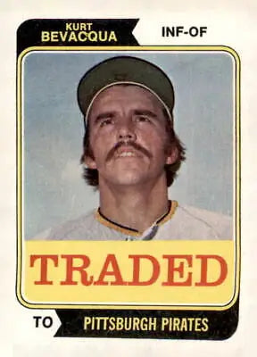 Kurt Bevacqua baseball card from 1974 Topps 454T Kurt Bevacqua Traded collection