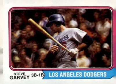 1974 Topps #575 Steve Garvey baseball card featuring Los Angeles Dodgers player