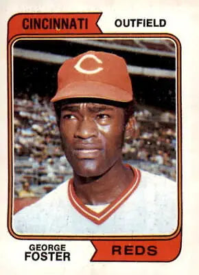 George Foster baseball card from 1974 Topps #646 featuring George Foster in a collectible foster baseball card