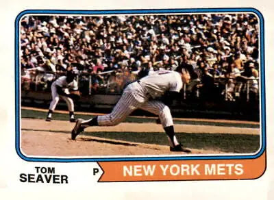 Tom Seaver baseball card from 1974 Topps #80 in EX-NM condition