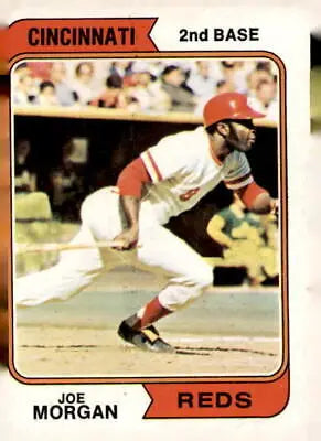 1974 Topps Joe Morgan baseball card showcasing legendary Joe Morgan baseball memorabilia
