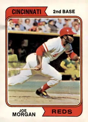 1974 Topps Joe Morgan baseball card featuring Joe Morgan from the baseball card collection