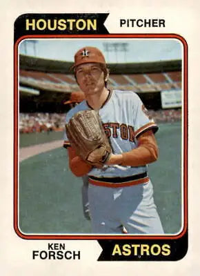 Vintage 1974 Topps Ken Forsch baseball card featuring classic design and collectible appeal