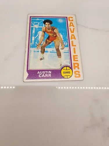 1974 Topps Austin Carr basketball card, a collectible sports trading card for fans