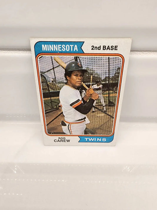 1974 Topps Rod Carew trading card #50, a vintage baseball card collectible