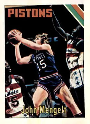 John Mengelt basketball card from 1975-76 Topps series featuring John Mengelt