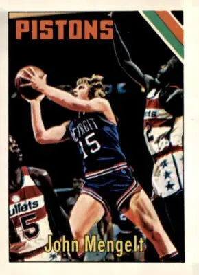 Basketball trading card featuring John Mengelt from 1975-76 Topps sports trading card collection