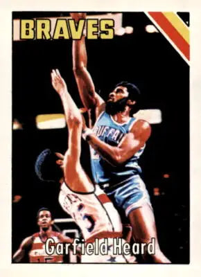 Garfield Heard Buffalo Braves basketball card from 1975-76 Topps series