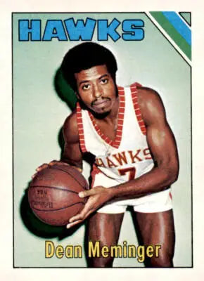 Dean Meminger basketball card from 1975-76 Topps featuring Dean Meminger basketball player
