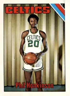 Phil Hankinson basketball card from 1975-76 Topps #153 featuring Phil Hankinson