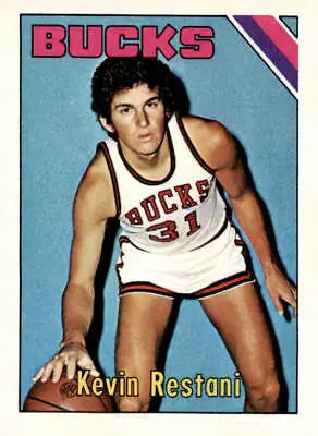 1975-76 Topps #161 Kevin Restani sports trading card in EX-MT condition