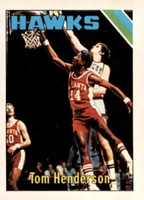 Basketball card of Tom Henderson from 1975-76 Topps #171 in Henderson Trading collection