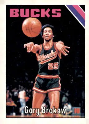 Gary Brokaw basketball trading card from 1975-76 Topps #178 showcasing Gary Brokaw sports