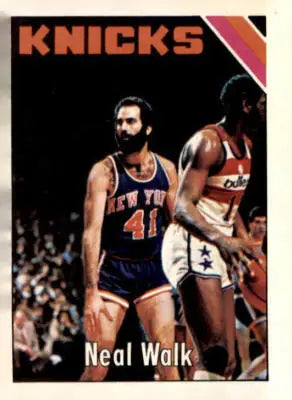 Basketball card featuring Neal Walk from the 1975-76 Topps sports trading card collection