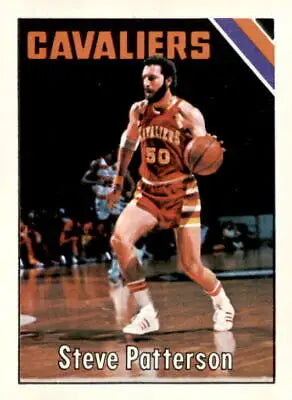 Steve Patterson basketball card from 1975-76 Topps series featuring Steve Patterson NBA player