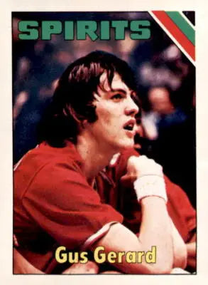 Gus Gerard basketball card from 1975-76 Topps series, a great card for collectors