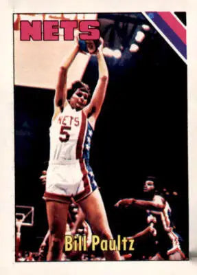 1975-76 Topps Billy Paultz basketball sports trading card in EX-MT condition
