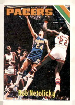 Basketball card featuring Bob Netolicky from the 1975-76 Topps set