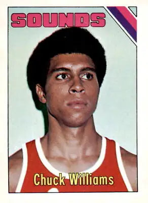 Basketball card of Chuck Williams from Memphis Sounds, 1975-76 Topps #315