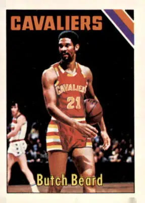 Butch Beard basketball card from 1975-76 Topps #33 featuring Butch Beard basketball collectible