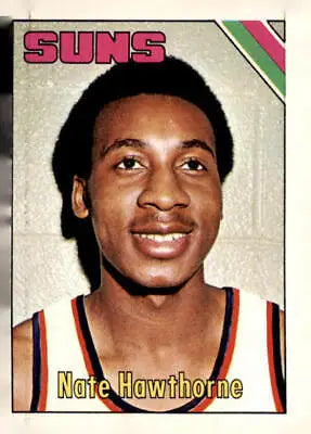 Nate Hawthorne Phoenix Suns trading card from 1975-76 Topps series