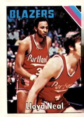 Lloyd Neal Portland Trail Blazers basketball card from 1975-76 Topps series