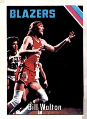 1975-76 Topps Bill Walton basketball card, a premium sports trading card collectible