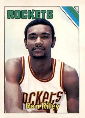 Ron Riley basketball trading card from 1975-76 Topps #87 for Houston Rockets fans