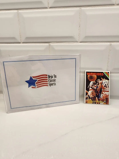 Sports card and box featuring Jamaal Wilkes Golden State Warriors Wilkes rookie card