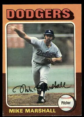 1975 Topps #330 Mike Marshall baseball card for collectors of trading cards